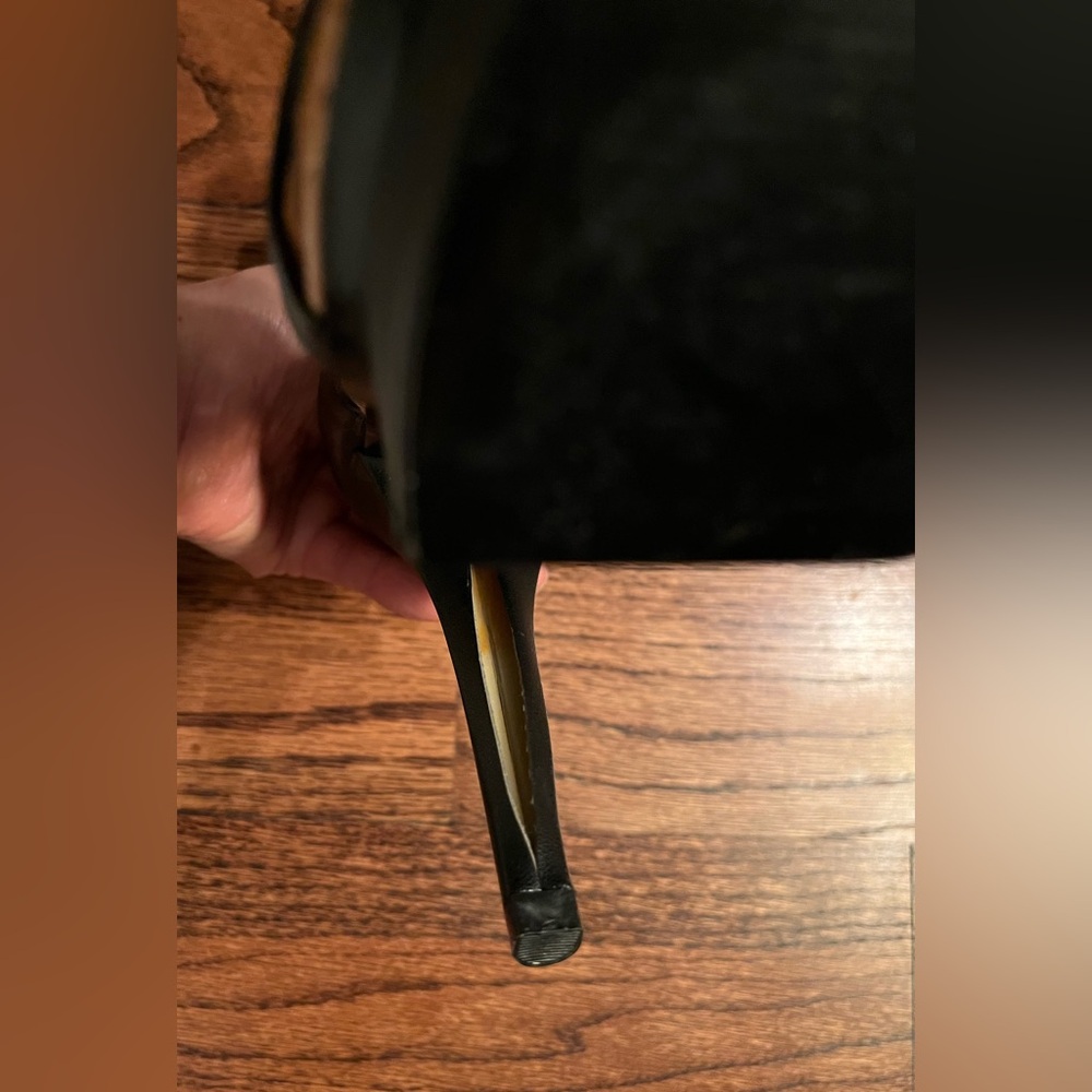 Nwob Bcbgeneration Black Platform Ankle Strap Hee… - image 7